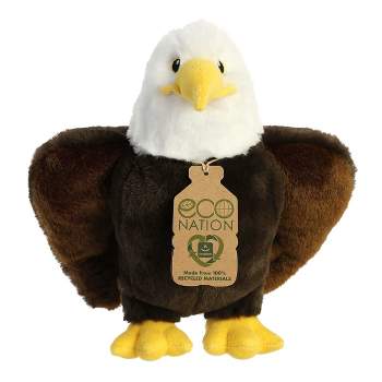 Aurora Medium Eagle Eco Nation Eco-Friendly Stuffed Animal Brown 9.5"