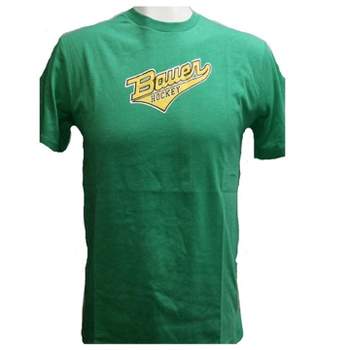 Bauer Hockey Short Sleeve Varsity Youth Green T-Shirt, X-Large