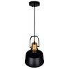 CWI Lighting Elisa 1 Light Down Pendant With Black Finish - 4 of 4