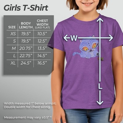 KPop Demon Hunters Girls KPop Demon Hunters Mischievous Derpy T Shirt - Purple Berry - Small — фото 5