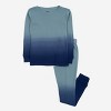 Leveret Matching Family Pajamas – Tie Dye Ombre Print (Blue & Pink) – 100% Cotton – Customizable for Personalization - 2 of 4