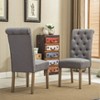 NicBex 7 Pieces Dining Table & Chairs Set for 6,Modern Kitchen Table and 6 Tufted Chairs with Wood Frame,Easy Assembly - 2 of 4