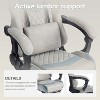 Dronkon Ergonomically Adjustable Esports chair, Equipped with Headrests and Waist Pillows, Adjustable Height, Suitable for Offices and Gaming Rooms - 4 of 4
