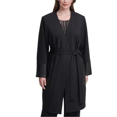 Calvin Klein Womens Belted Jacket