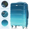 BEAFUP 5-Piece Hard Shell Luggage Set with Spinner Wheels and TSA Lock - 20", 24", 28" Lightweight Suitcases and Travel Bag with USB Port for Travel - 2 of 4