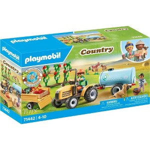 Playmobil Country Tractor with Trailer and Water Tank 71442 Playset 117pcs - 1 of 1