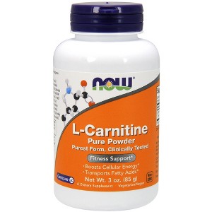 L-Carnitine Pure Powder by Now Foods  -  3 oz Powder - 1 of 3