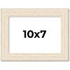 PosterPalooza | 10x7 Wide Barnwood Picture Frame, UV Acrylic, 6 Finishes - Grey, Brown, White, and Black - 2 of 4