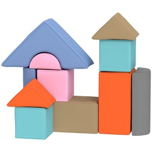 11 Piece Soft Play Set for Toddlers 6-72 Months, Child Development & Color Coordination - 1 of 4