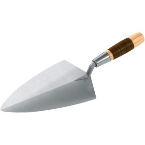 Bon Tool 72-635 Brick Trowel Forged 10-inch Philadelphia Leather Handle - 1 of 1