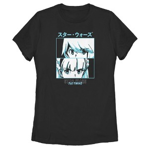 Women's Star Wars: Visions The Twins Faces T-Shirt - 1 of 4