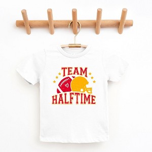 The Juniper Shop Team Halftime Distressed - Red Toddler Short Sleeve Tee - 1 of 3