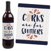 Big Dot of Happiness But First, Wine - Wine Tasting Party Decorations for Women and Men - Wine Bottle Label Stickers - Set of 4 - 3 of 4