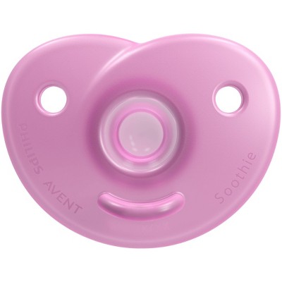 Philips Avent 4pk Soothie Heart Pacifier - 0-3 Months - Pink/Purple