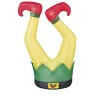 Occasions 3.5' Inflatable Elf Legs, 3.5 ft Tall, Multicolored - 2 of 2