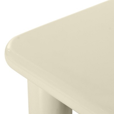 Memphis Cream High Gloss Square Coffee Table