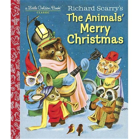 Richard Scarry's The Animals' Merry Christmas - (little Golden Book) By  Kathryn Jackson (hardcover) : Target