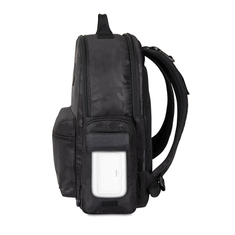 Eddie Bauer Camo Backpack Diaper Bag - Black, 5 of 10