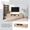 Modern TV Stand for TVs up to 80'', Media Console with Multi-Functional Storage, Entertainment Center with Door Rebound Device for Living Room - 4 of 4