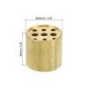Unique Bargains Yoga Spa Home Office Brass Burner Stick Incense Holders with 9 Holes 2 Pcs Gold - 2 of 4