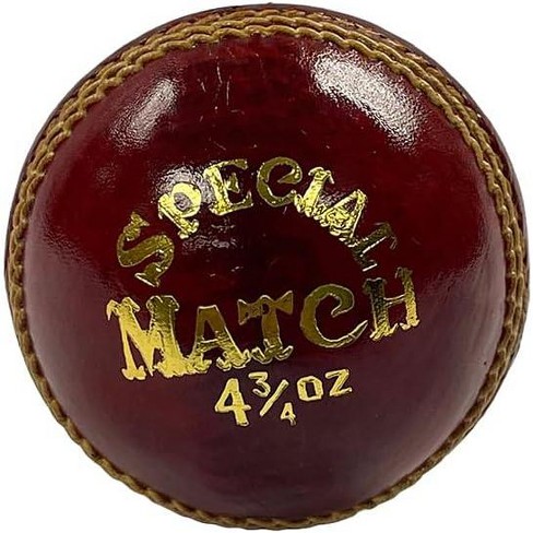 Amber Fight Gear Leather Cricket Ball Professional-Grade, Durable, Ideal for High-Scoring Matches, Set of 6 - image 1 of 1