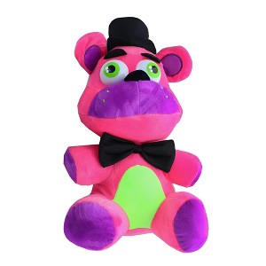 Chucks Toys Five Nights at Freddys 14 Inch Plush | Neon Pink Freddy - 1 of 3