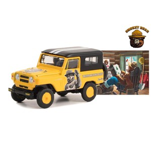 Greenlight Collectibles 1/64 1965 Nissan Patrol, Smokey Bear Series 2, 38040-B - 1 of 4