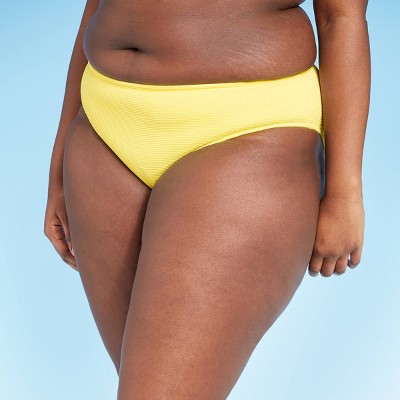 yellow bikini plus size