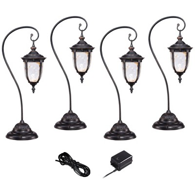 John Timberland Bellagio Bronze 6-Piece LED Landscape Light Kit Set