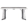 CAVINAS Industrial Rustic Dining Table with Dual-Color Top, 70.9" Rectangular Large Dining Table for 8, Marble Grain Waterproof Large Desk - 3 of 4