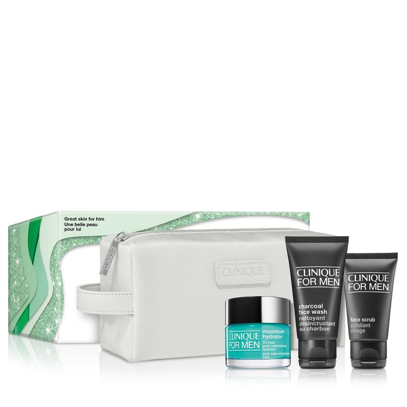 Clinique Great Skin For Him Skincare Gift Set - 4.4 fl oz - Ulta Beauty, 1 of 5