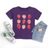 The Juniper Shop Strawberry Watercolor Chart Youth Short Sleeve Tee - L - Purple - 4 of 4