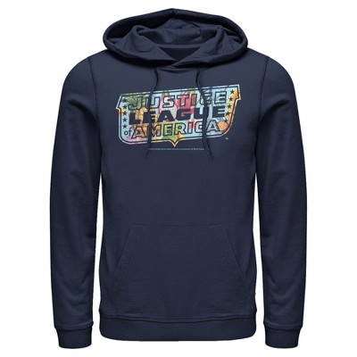 Men's Justice League Dragon Fruit Logo Pull Over Hoodie
