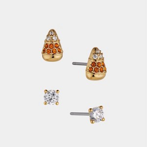 FALLING CANDY CORN SET OF HALLOWEEN EARRINGS - 1 of 2