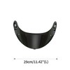 Unique Bargains X-803 Resin Motorcycle 3-Snap Helmet Visor Shield Replacement 1 Pcs - 4 of 4