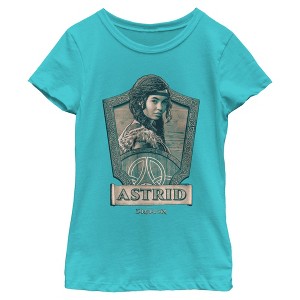 Girls How to Train Your Dragon Viking Astrid Portrait T Shirt - 1 of 4