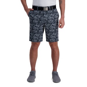 Haggar Men's The Active Series™ Watercolor Hybrid Board Short - 1 of 4