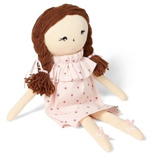 MiniMoi Cynthia Cotton/Linen Dolly Pink One Size - 1 of 4