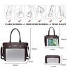 Generic 3PCS Purses for Women Tote Bag and Wallet Set Shoulder Satchel Crossbody Bags - 3 of 4