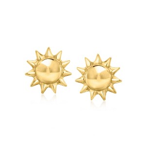 Pure Collection by Ross-Simons Italian 14kt Yellow Gold Sun Earrings - 1 of 3