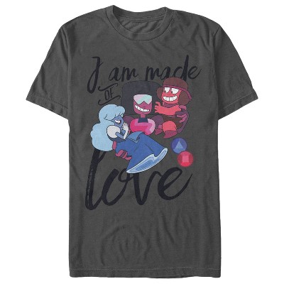 Men S Steven Universe Made Of Love T Shirt Target - isn't it love steven universe roblox