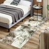 Washable Runner Rug – Modern Non-Slip Abstract Marbled Indoor Carpet for Kitchen, Hallway, Bathroom - 2 of 4