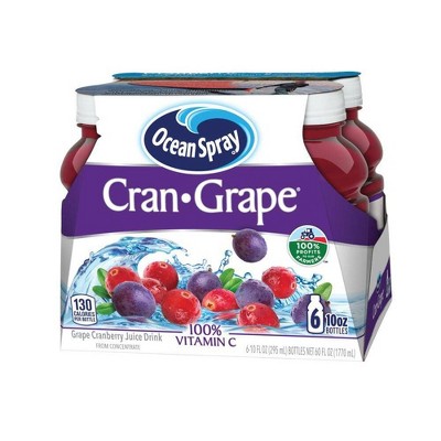 Ocean Spray Cran-Grape Juice Drink - 6pk/10 fl oz Bottles