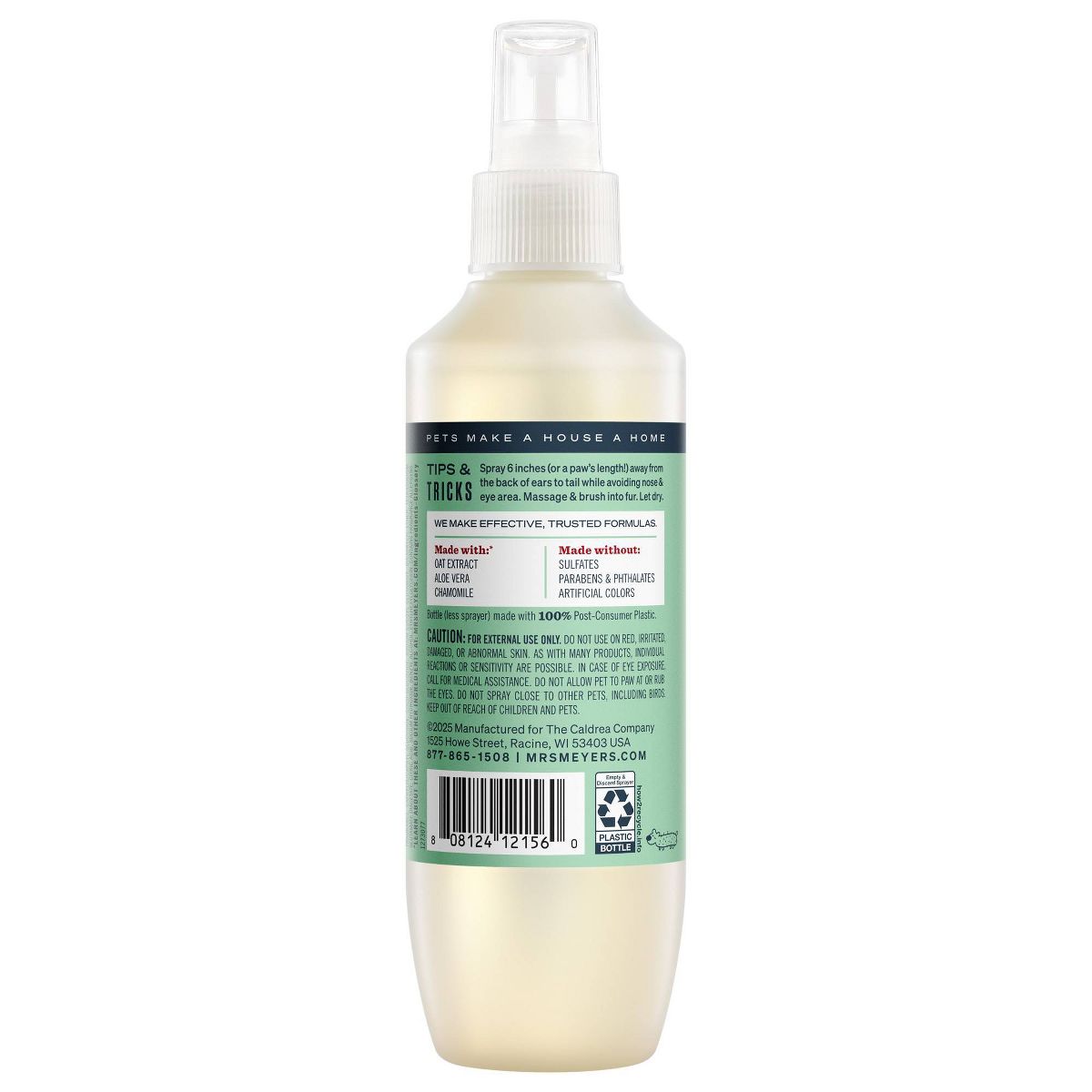 Mrs. Meyer's Clean Day No Rinse Chamomile Scented Dog Shampoo - 8 fl oz - thumbnail 3