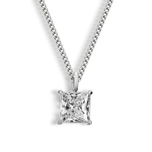 EVRY JEWELS WATERPROOF Gold or Silver Plated Serenity Necklace - 1 of 4