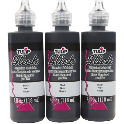 Tulip Dimensional Fabric Paint 4oz Glitter Black