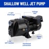 High-Flow Swimming Pool Pump – Single Speed, Self-Priming Pool Pump for Inground & Above Ground Pools, Built-in Strainer Basket & Drain Plug - 2 of 4