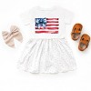 The Juniper Shop USA Flag Coquette Infant Dress - 12M - White Spot - 2 of 4