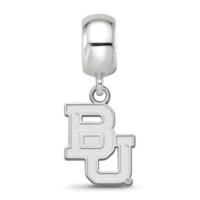Black Bow Jewelry Sterling Silver Baylor Bears NCAA Bead Charm