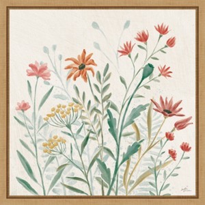Amanti Art Wildflower Vibes II by Janelle Penner Canvas Wall Art Print Framed 16 x 16-in. - 1 of 4